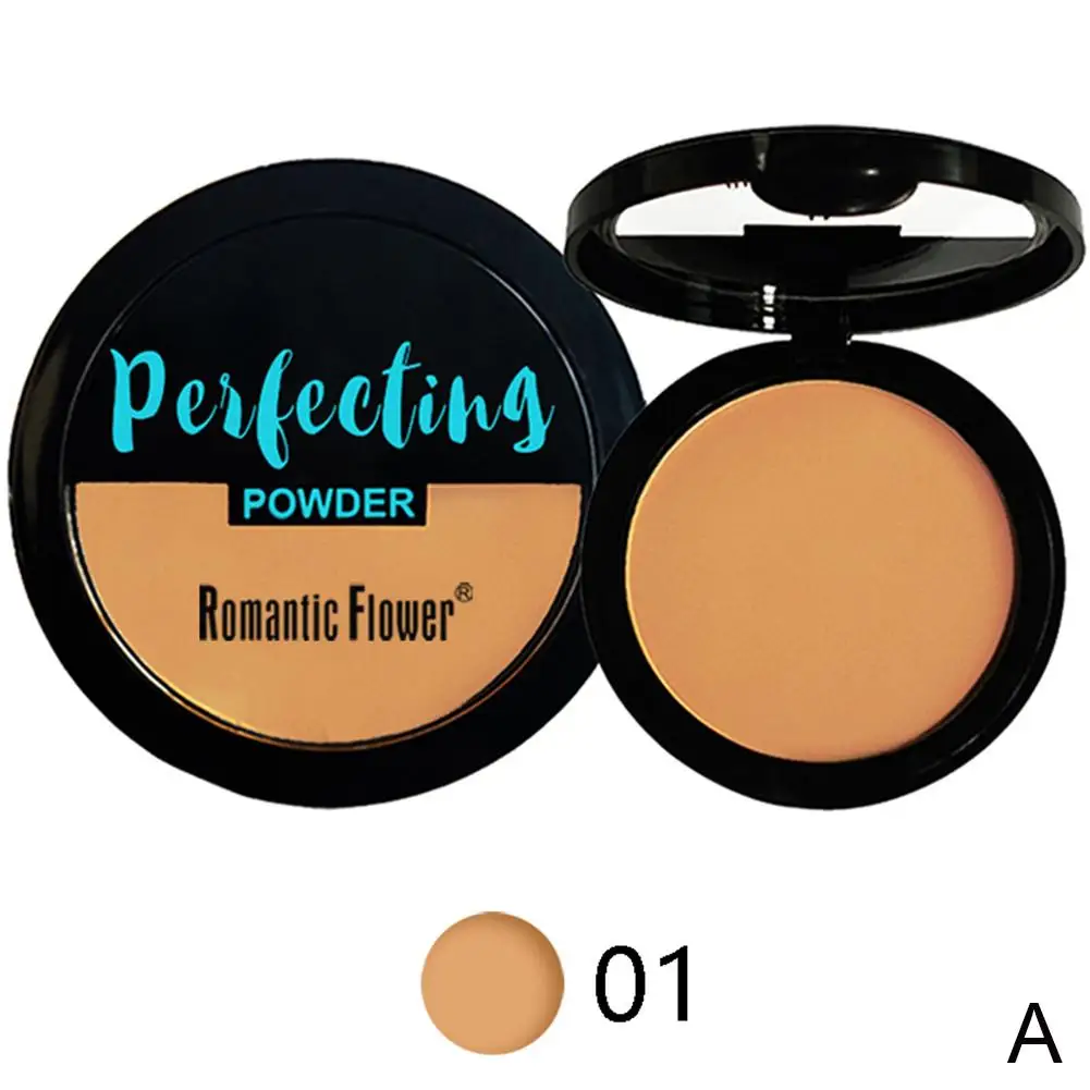 Polvere fissante opaca scura Polvere per trucco minerale pressata per fondotinta con copertura in polvere Finitura media completa X3W8