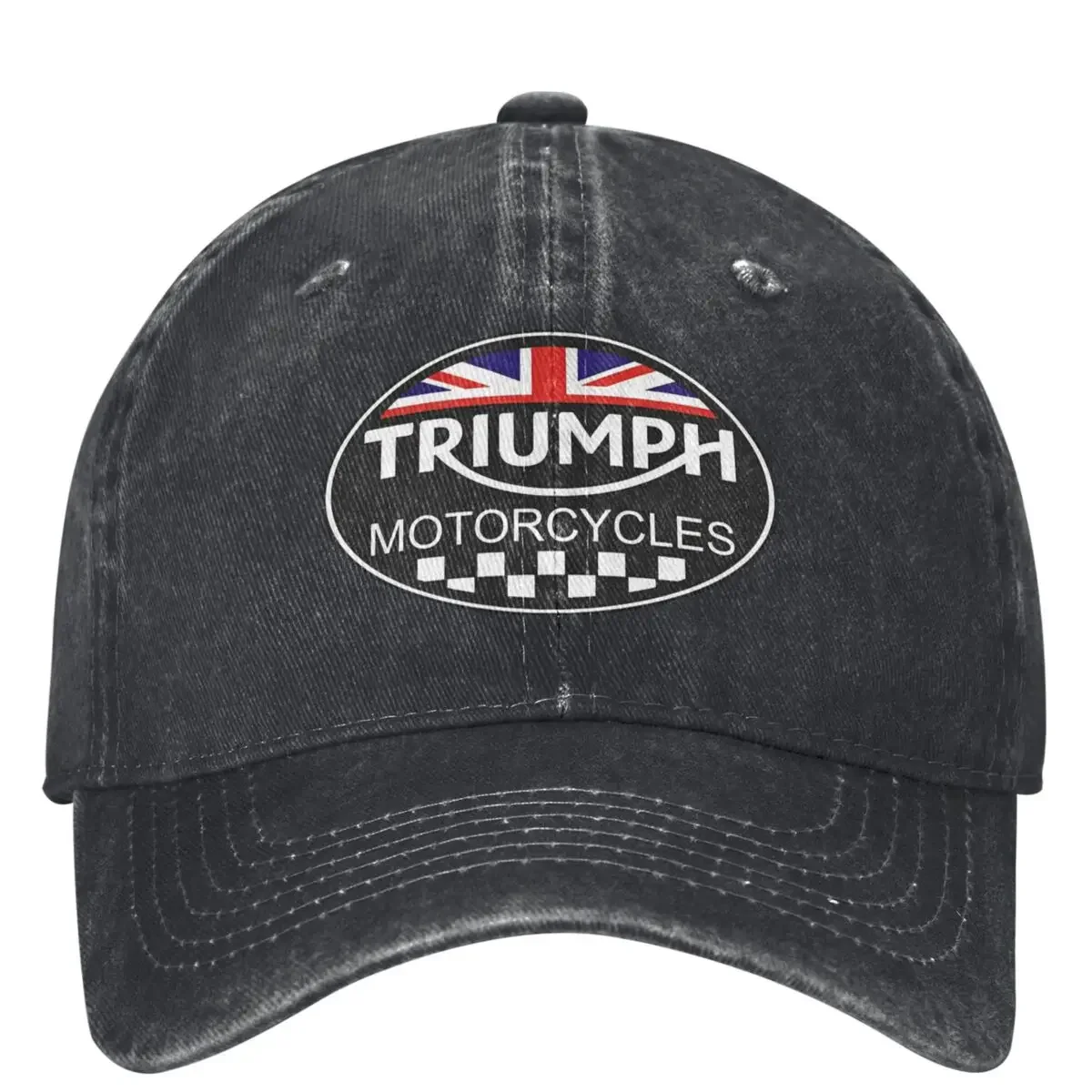 Motorcycle Triumphed Baseball Cap Racing Fitted Retro Unisex Men Trucker Hat Design Running Hippie Snapback Cap Gift Idea