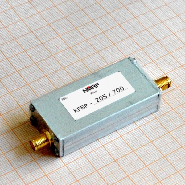 

205-700MHz Wideband Bandpass Filter, SMA Interface