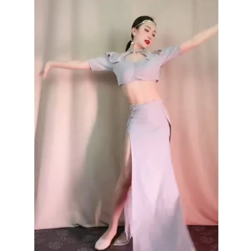 

Customized Belly Dance Costumes Performance Practice Clothes Female 2025 New Oriental Dance Clothes Practice Dress Cheap Price