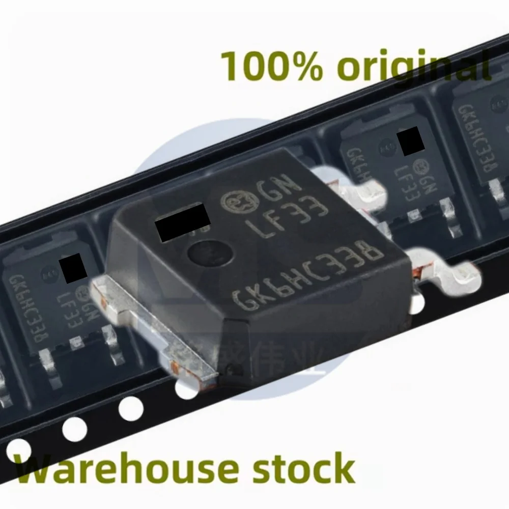 10PCS 100% 새로운 LF33CDT-TR LF33CDT 실크 스크린 LF33 TO-252 억제 기능이있는 초저 전압 강하 레귤레이터 칩