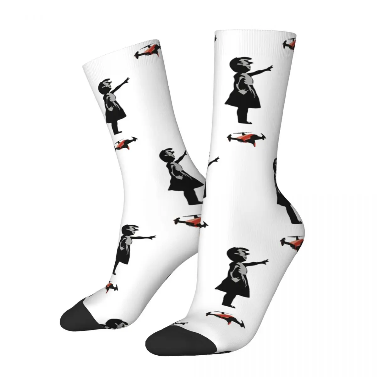 

Funny Unisex Socks Drone Pilot Flying Art Merch Warm UAV Aircraft Drones Operator All Season Stockings