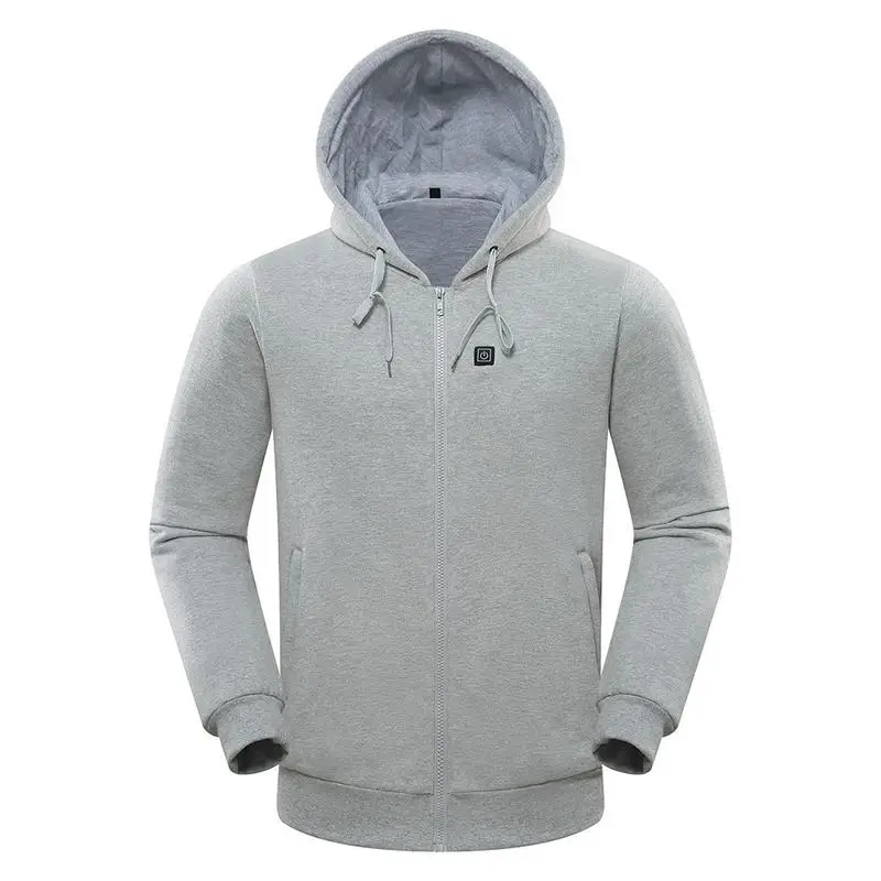 Heated Hoodie Temperature Controllable Fleece Hooded Sweatshirt For Men And Women