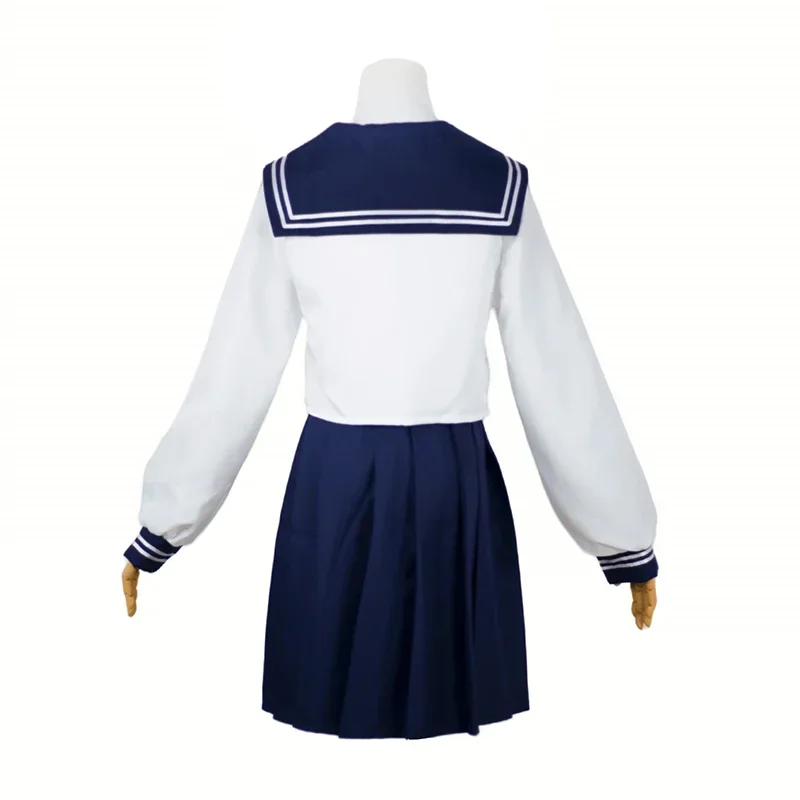 Amanai Riko Cosplay Anime Jujutsu Kaisen Riko Amanai Cosplay Costume JK Uniform Skirt's Top Wig Halloween Costume for Girls Wome