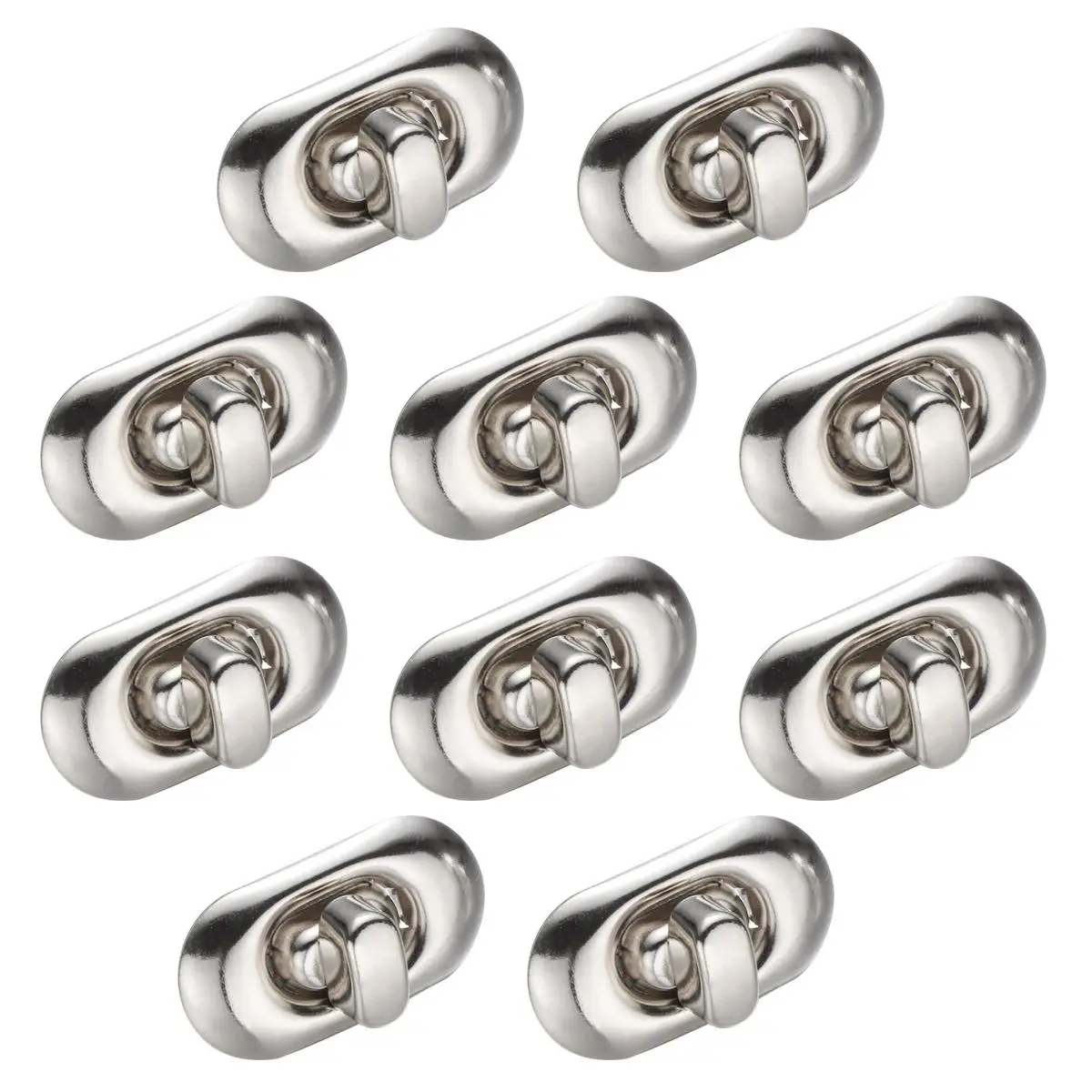 

10 Pcs Lock Snap Key Catch Buckle Tote Clutch Purses Turn Locks for Bags Regulator