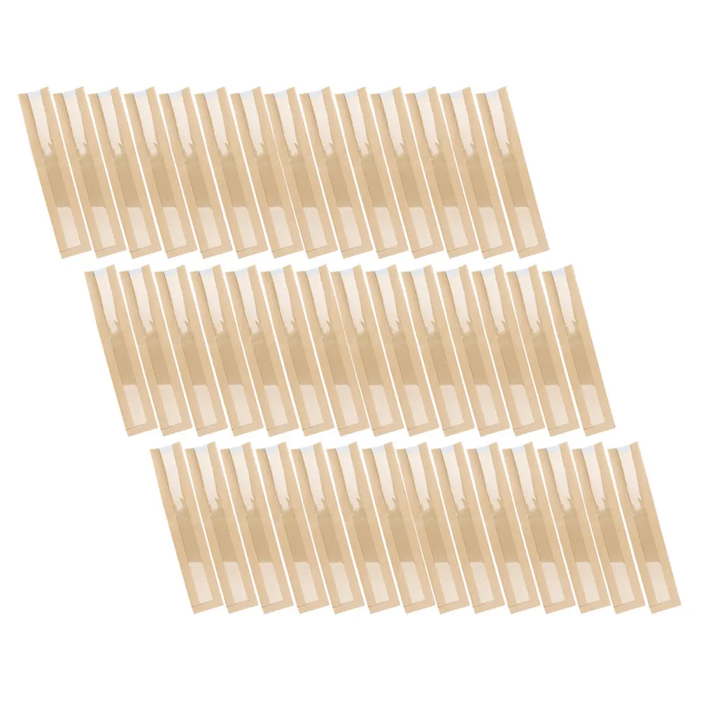 

50pcs Bread Bags Paper Food Grade Transparent Window Bakery Snack Bar Homemade Storage Reusable Loaf Pouches Wrap Packaging