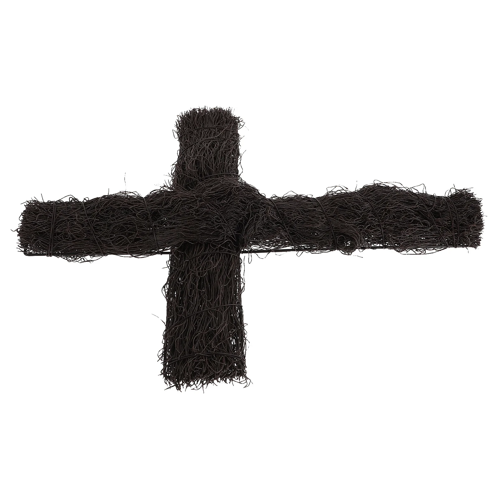 

3Pcs Easter Rattan Cross Garden Stakes Outdoor Woven Decoration Unfinished DIY Party Layout Ornament Easter Cross Stake