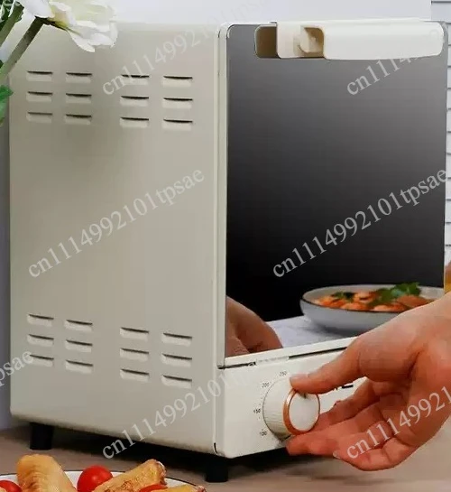 Large-Capacity 15L Household Electric Oven, Multi-Functional Three-Tier Vertical Egg Tart Oven