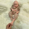 20 인치 소프트 전신 실리콘 다시 태어난 인형 페인트 수제 가짜 신생아 소녀 솔리드 플래티넘 실리콘 장난감 아티스트 수집가 1