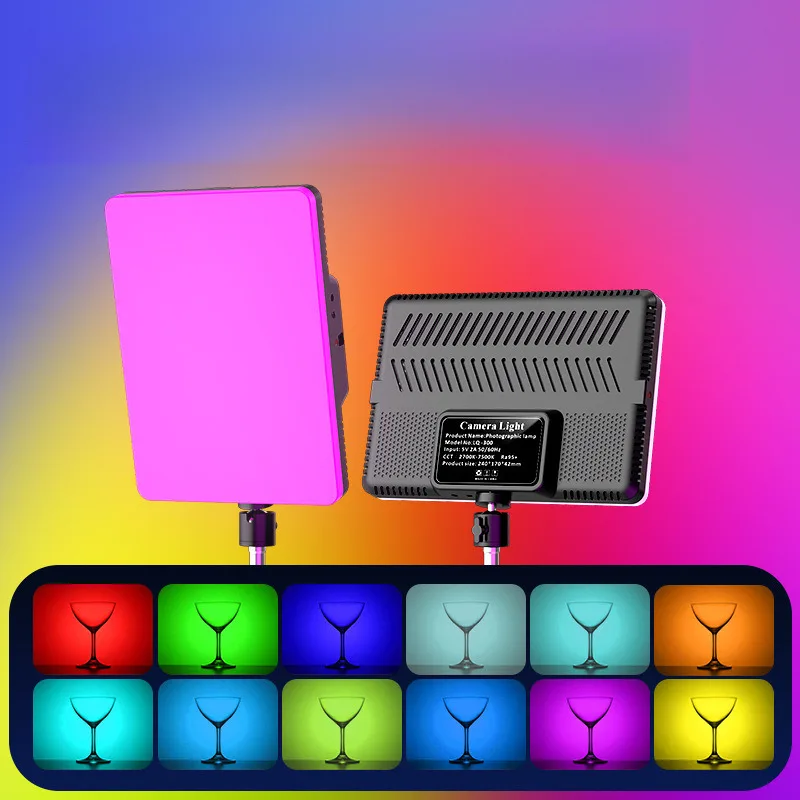 12인치 LED 사진 조명, 보석 옥 원석 실내 탁상 촬영용 평판 조명, 제품 전시에 이상적