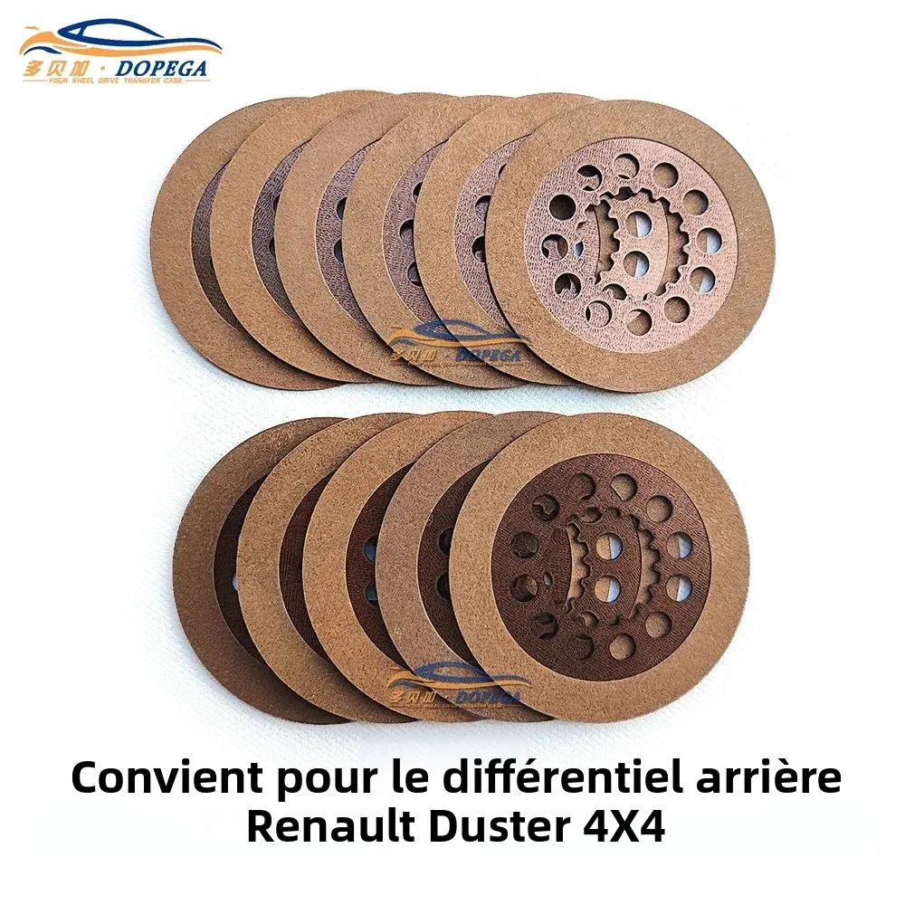 Kit de plaque de Friction d'embrayage différentiel arrière Duster pour Dacia 4X4 ensemble de réparation de plaque d'acier d'essieu arrière-Kit d'entretien d'embrayage