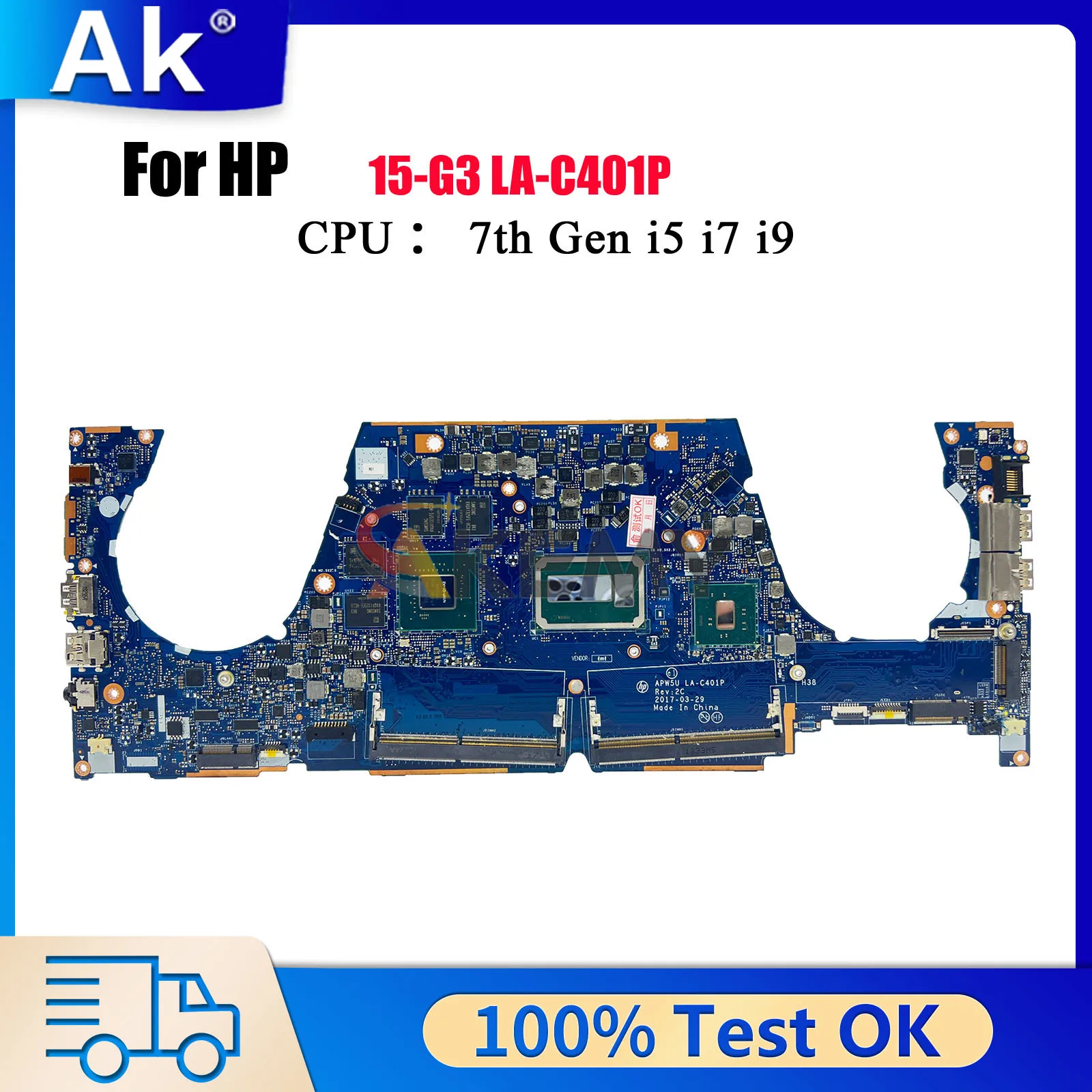 

LA-C401P Материнская плата для ноутбука HP ZBook 15 G3 с процессором i5 i7 M1000M 4 ГБ графического процессора 840934-001 840934-601 100% полностью протестирована