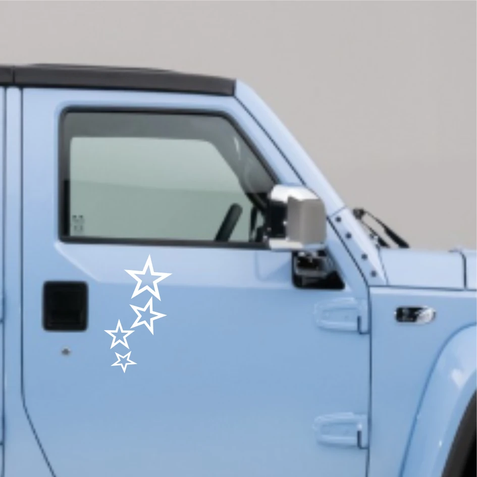 

Star Car Sticker Vinyl Car Sticker Waterproof Sticker Car Truck Bumper Rear Window No Background Decorative Decal PVC