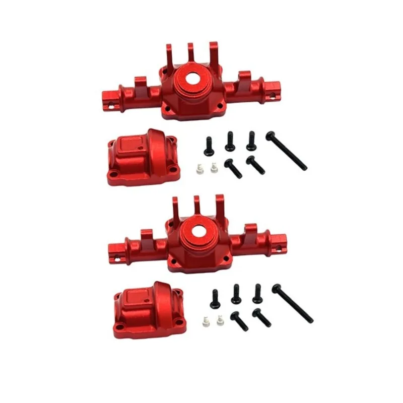 

Metal upgraded front and rear axle housings suitable for MJX 1/18 H18P RC car assembly, with a reasonable structural design