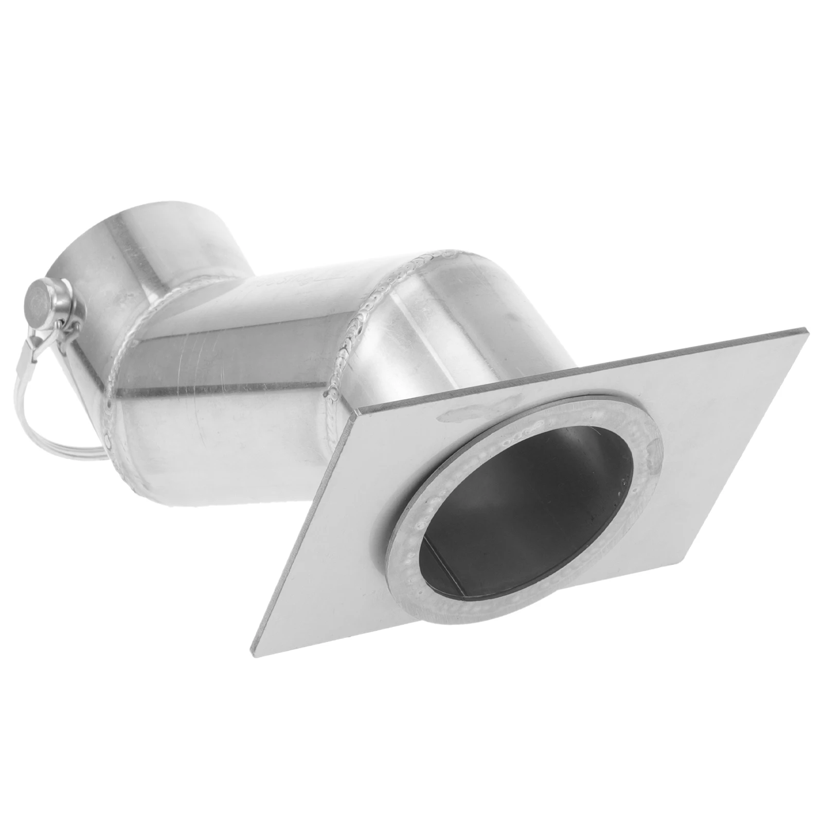 Adapter do łańcucha deszczowego ze stali nierdzewnej, metalowe złącze odpływu wody deszczowej do ogrodu, domu, świątyni, akcesoria zewnętrzne do łańcucha deszczowego - 1 sztuka