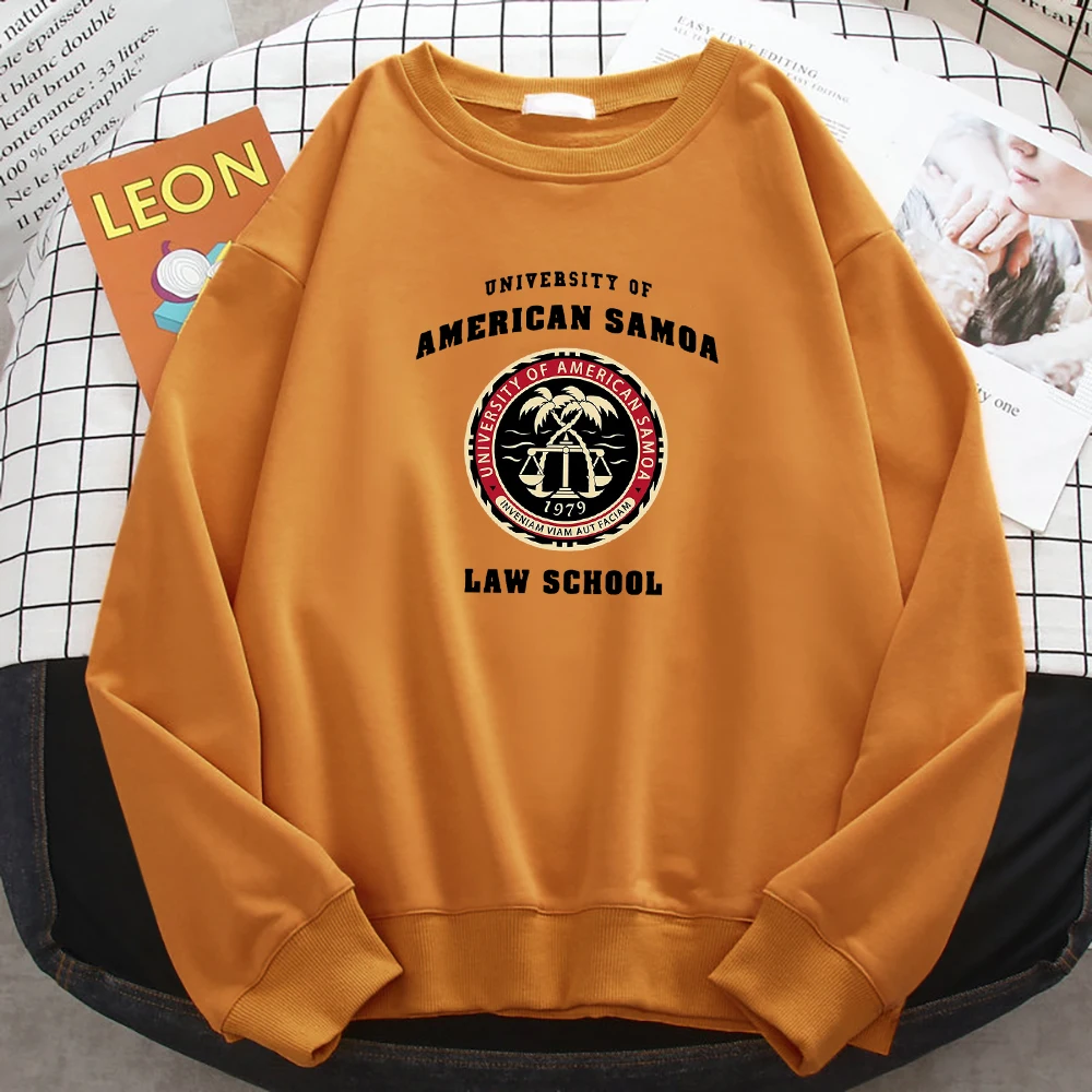 Universität Von Amerikanischen Samoa Law School Frauen Sweatware Grund Komfortable Sweatshirts Kreativität Sport Lose Weibliche Pullover