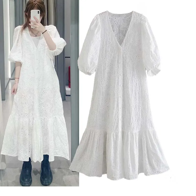 March WMDR évider brodé Dr Street Sle v-ne taille moyenne 202 automne Collection Tagl Faion femme Dr