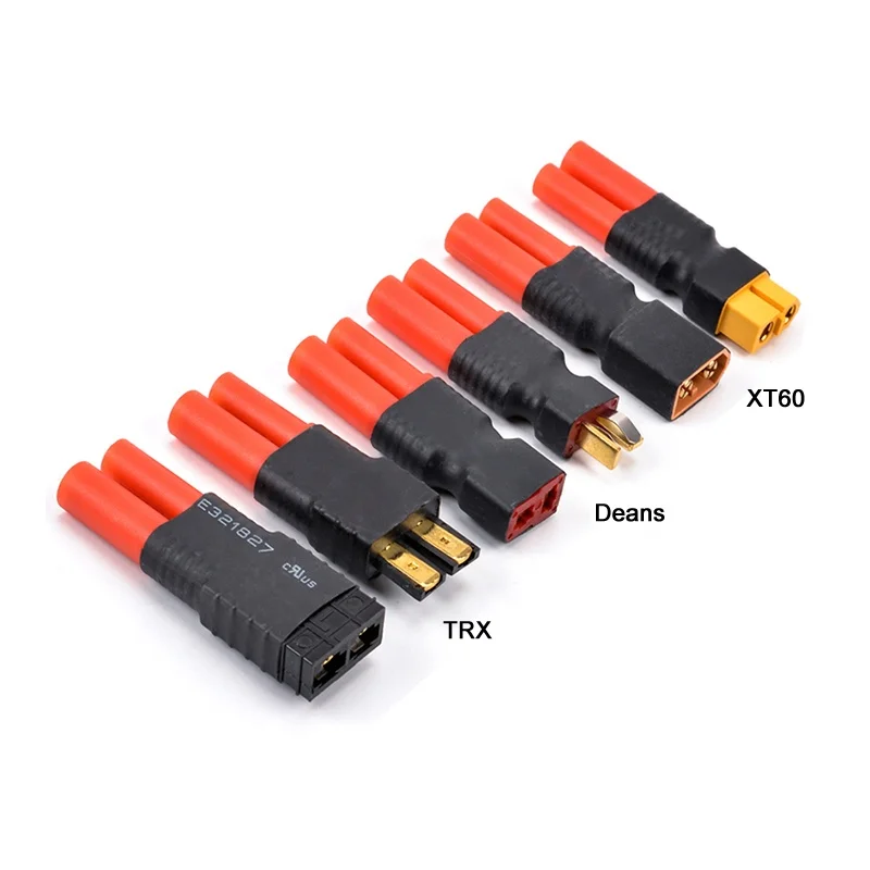 30 SZTUK Złącze XT60 4mm TRX Deans T Plug Męskie Żeńskie Plastikowe Adapter Bezprzewodowy Do Akumulatorów Lipo RC Części Do Sterowania Łodzi RC