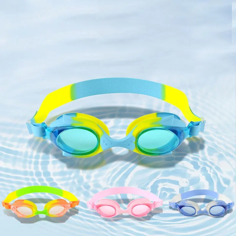 

Childrens Swimming Goggles Waterproof Anti-fog Anti-UV PC Professional Sports Childrens Swimming Goggles Adjustable for Comfor