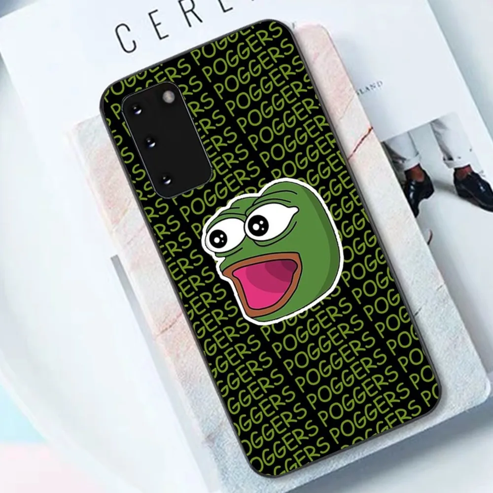 Funny Sad Frog Pepe Meme Phone Case For Samsung S 9 10 20 21 22 23 30 23 24 Plus Lite Ultra FE S10lite Fundas