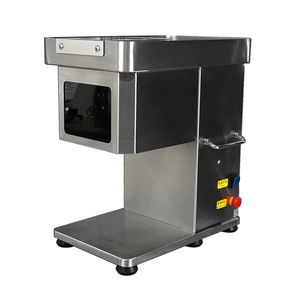 Commercial and household fully automatic electric fresh meat slicing and dicing machine