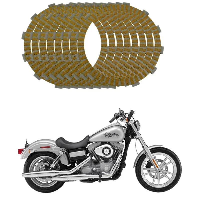 

For Dyna Switchback FLD Super Glide FXDC FXD Sport FXDX Motorcycle Parts Engine Parts Clutch Friction Plates Kit