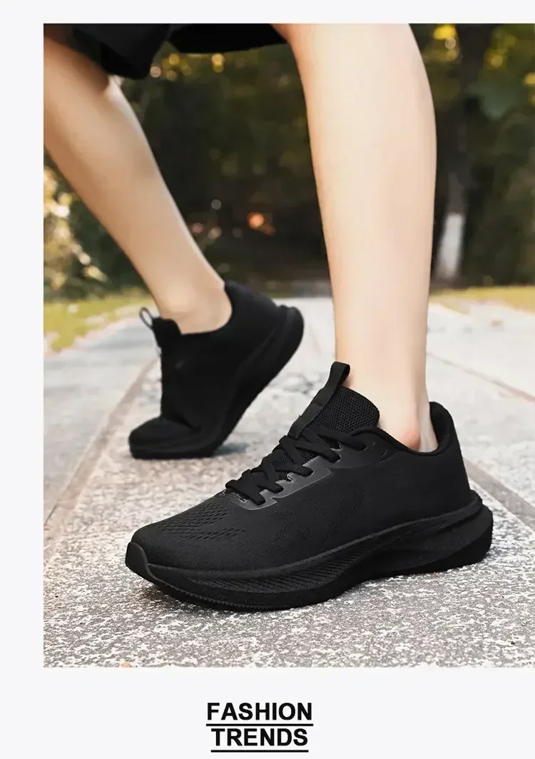 Herren-Laufschuhe mit breiter Passform, Komfort-Wanderschuhe für Damen, Unisex Atmungsaktives Mesh, Rutschfeste Dämpfung Trainingsschuhe – Detail 20