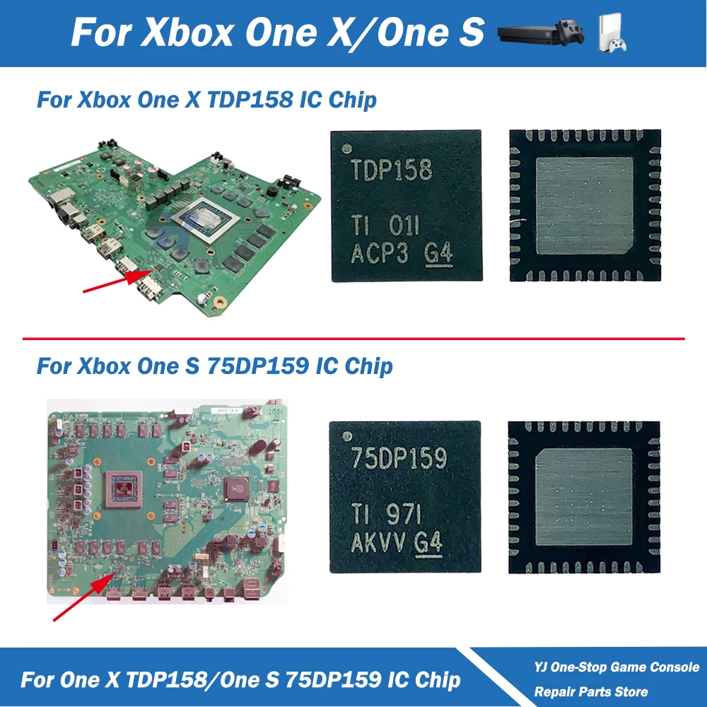 

2/5pcs TDP158 75DP159 HDMI IC Retimer for Xbox One X for Xbox One S Replacement IC Chip