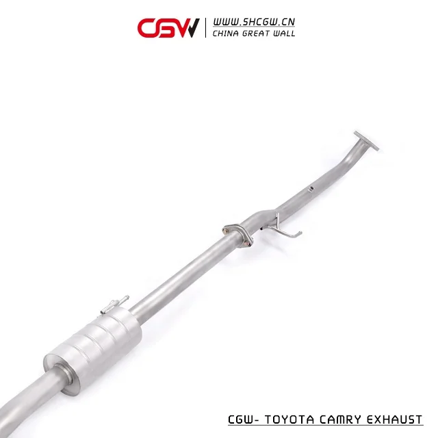 Trustable Quality Active Sound Exhaust Muffler with Electric Valve Control for 8th Gen Camry 2.0 2.5 Dual Chrome Tips - view 6