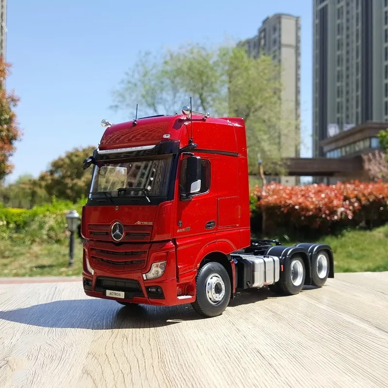 New Arrival. Collectible Alloy Model Gift 1:24 Scale MB Actros Transport Truck Tractor Vehicles DieCast Toy Model Gift