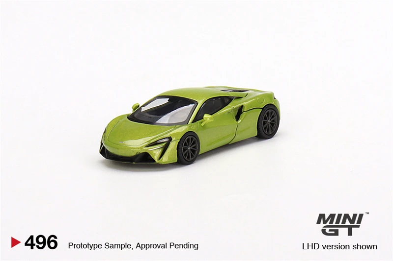 

MINI GT 1:64 McLaren Artura Flux Green Diecast Model Car