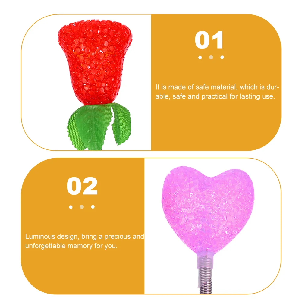 

4pcs Glow Shaking Rods Glowing Hand Sticks Flashing Wand For Festival Flash Stick Kids Party Luminous Festival Flash Stick