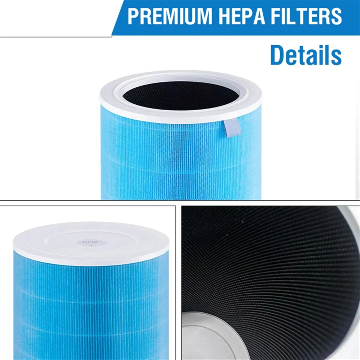 Filtro de repuesto Hepa para purificador de aire 4 Lite, filtro de carbón activado