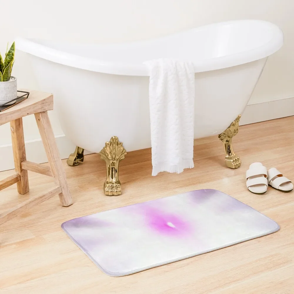 

white aura, pink aura Bath Mat Carpet Living Room Bathroom Deco Carpet In The Living Room Mat