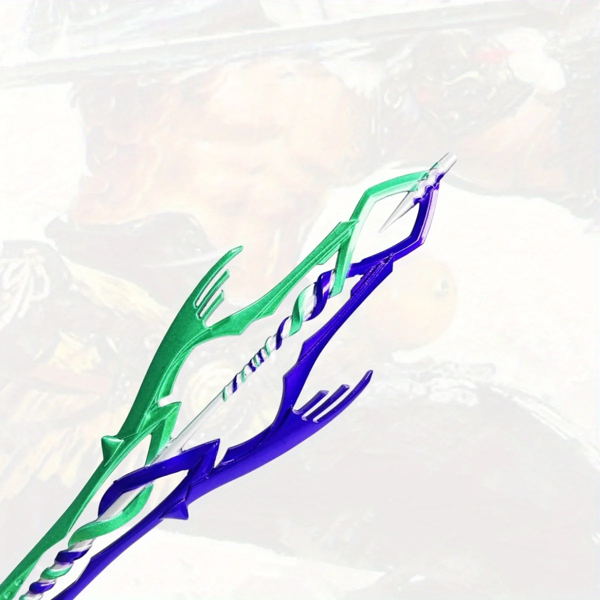 Espada Katana de Metal Eva Cassius Longinus de 8,6 pulgadas, Katana japonesa Original, sable samurái, cuchillo Ninja, accesorios de Cosplay, juguete de utilería