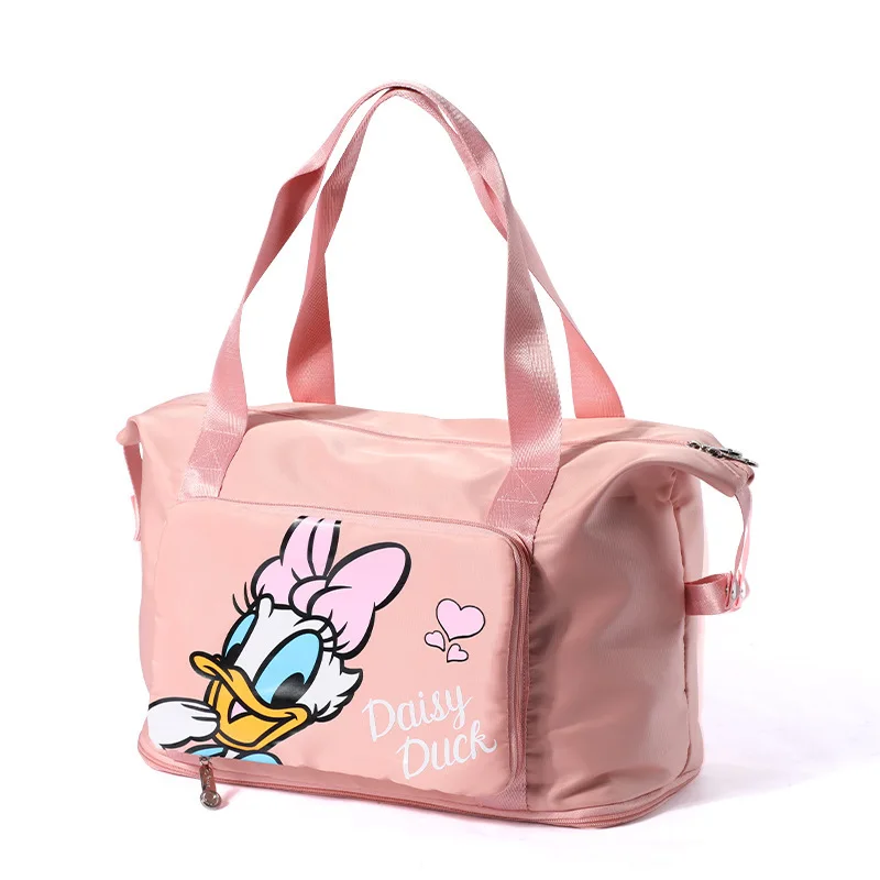 Tas dompet dan tas tangan Disney Daisy Donald, tas perjalanan untuk wanita, dompet kapasitas besar, tas bahu selempang lucu Anime