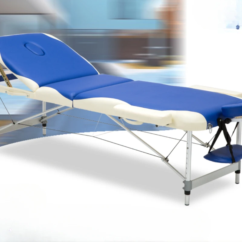 

Massage bed beauty bed massage physical therapy moxibustion fire treatment household portable tattoo aluminum mobile.