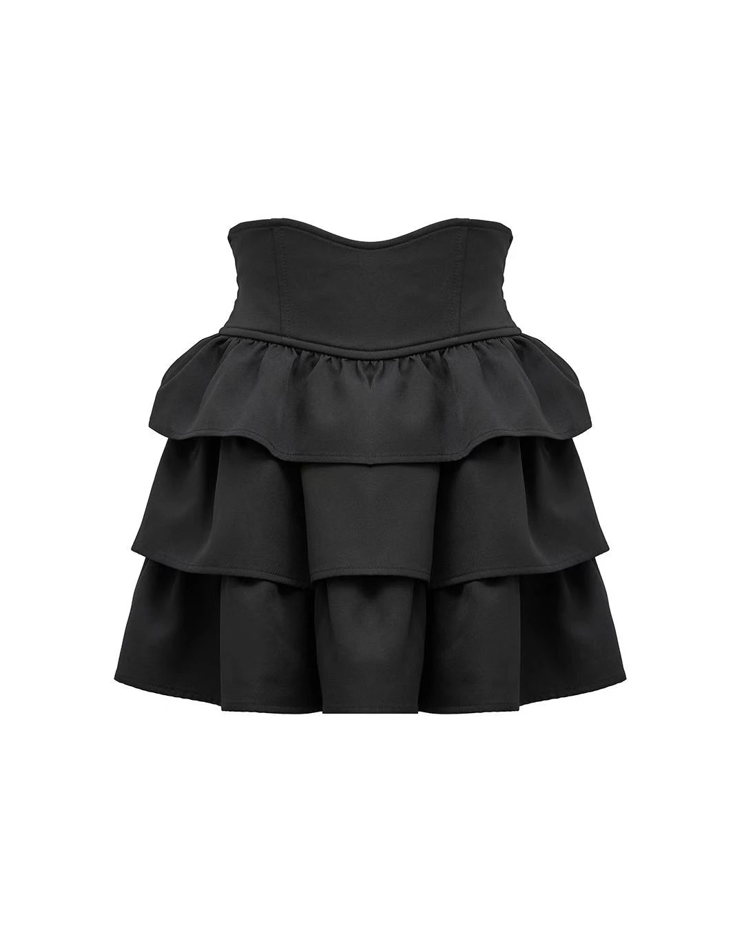 

Solid Cake Office Lady Cake Mujer Faldas Big Swing Ball Gown Casual Japan Skirt Slim Waist High Street Preppy Style Moda Falda