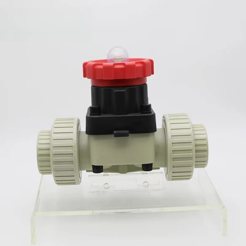 수동 다이어프램 밸브 HR-PP 다이어프램 밸브 PPH PVC FRPP 알칼리 화학 산업