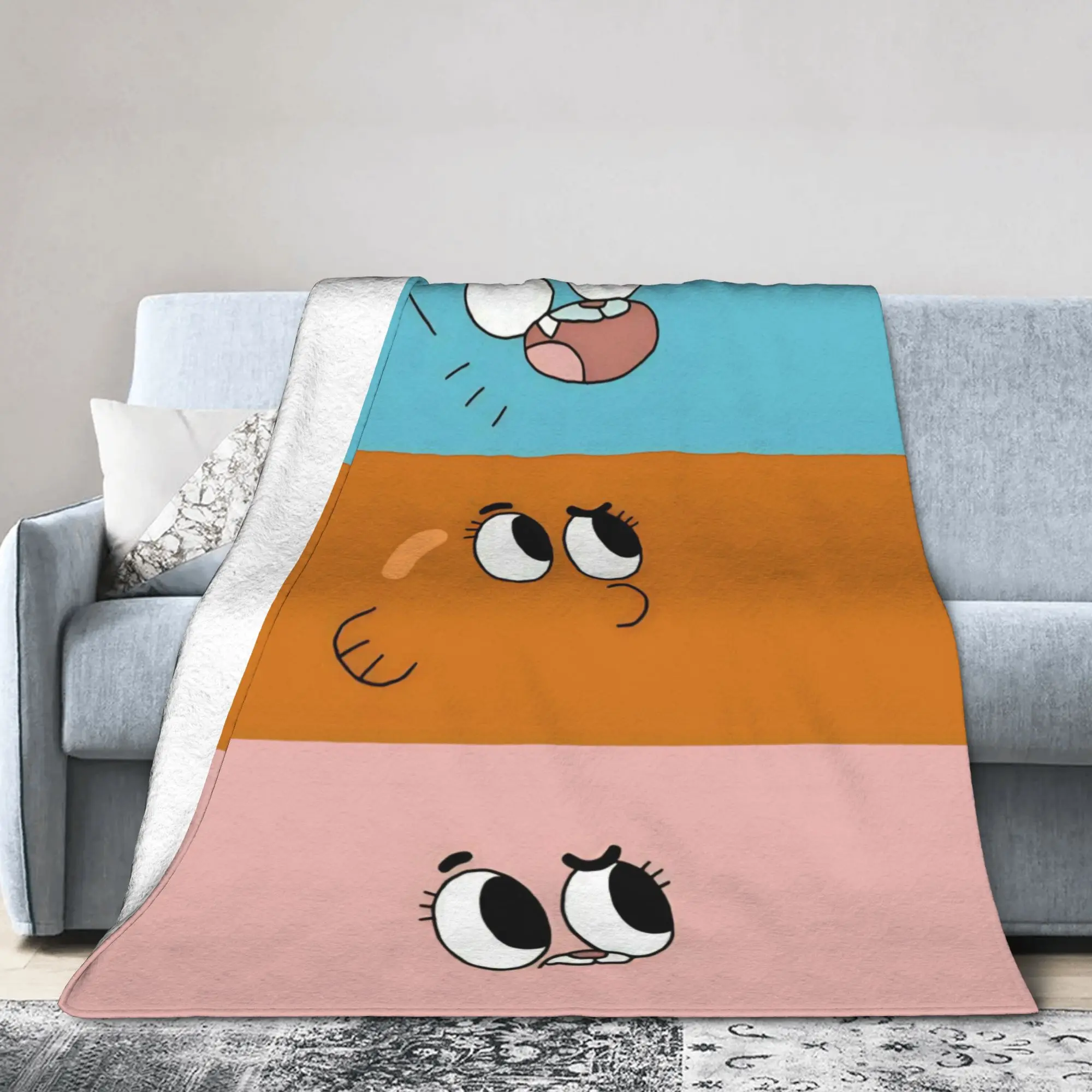 Anaise Gumballs Darwins Blanket Amazings Gumballs Fuzzy Throw Blankets Bedding Couch Personalised Soft Warm Bedspreads