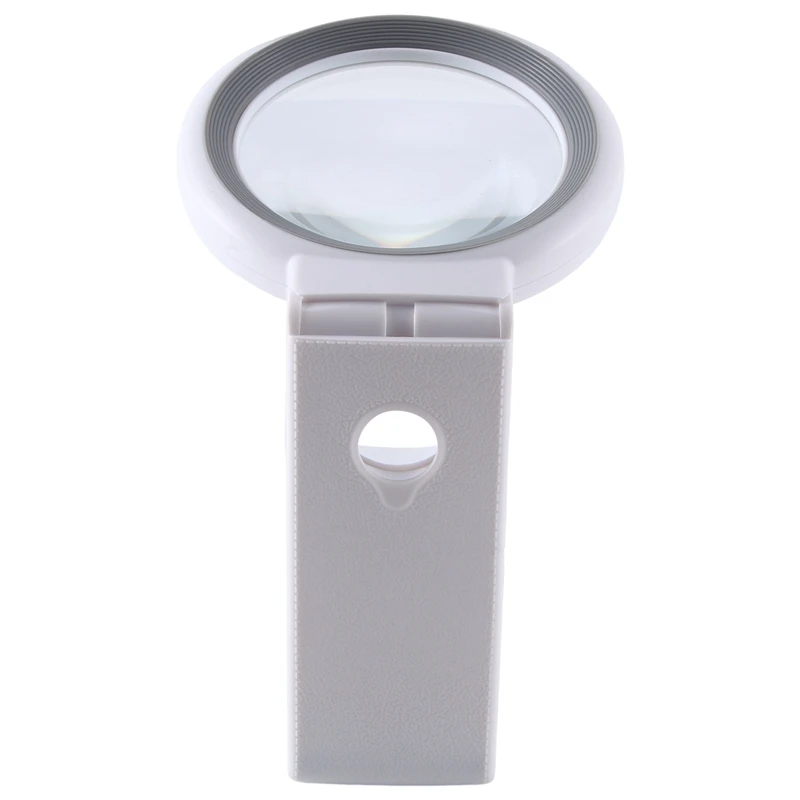 Magnifying Glass With Light And Stand, 30 X 10 X Foldable Reading Magnifier With 18 LED Light, For Seniors, Jewellers