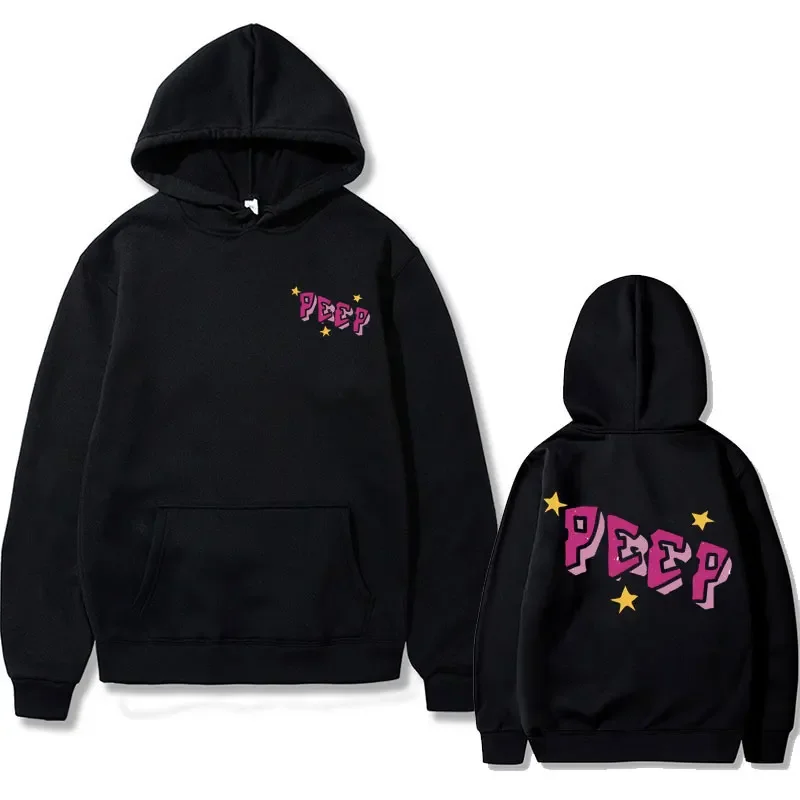 

Rapper Lil Peep Crybaby Double Sided Print Hoodie Men Women's Hip Hop Oversized Sweatshirts Streetwear Fashion Vintage Hoodies