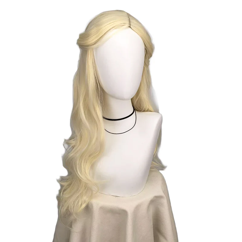 Glinda Wig Movie Wicked Glinda Cosplay Elphaba Cosplay Wigs Costume Adult Women Halloween Roleplay Hair