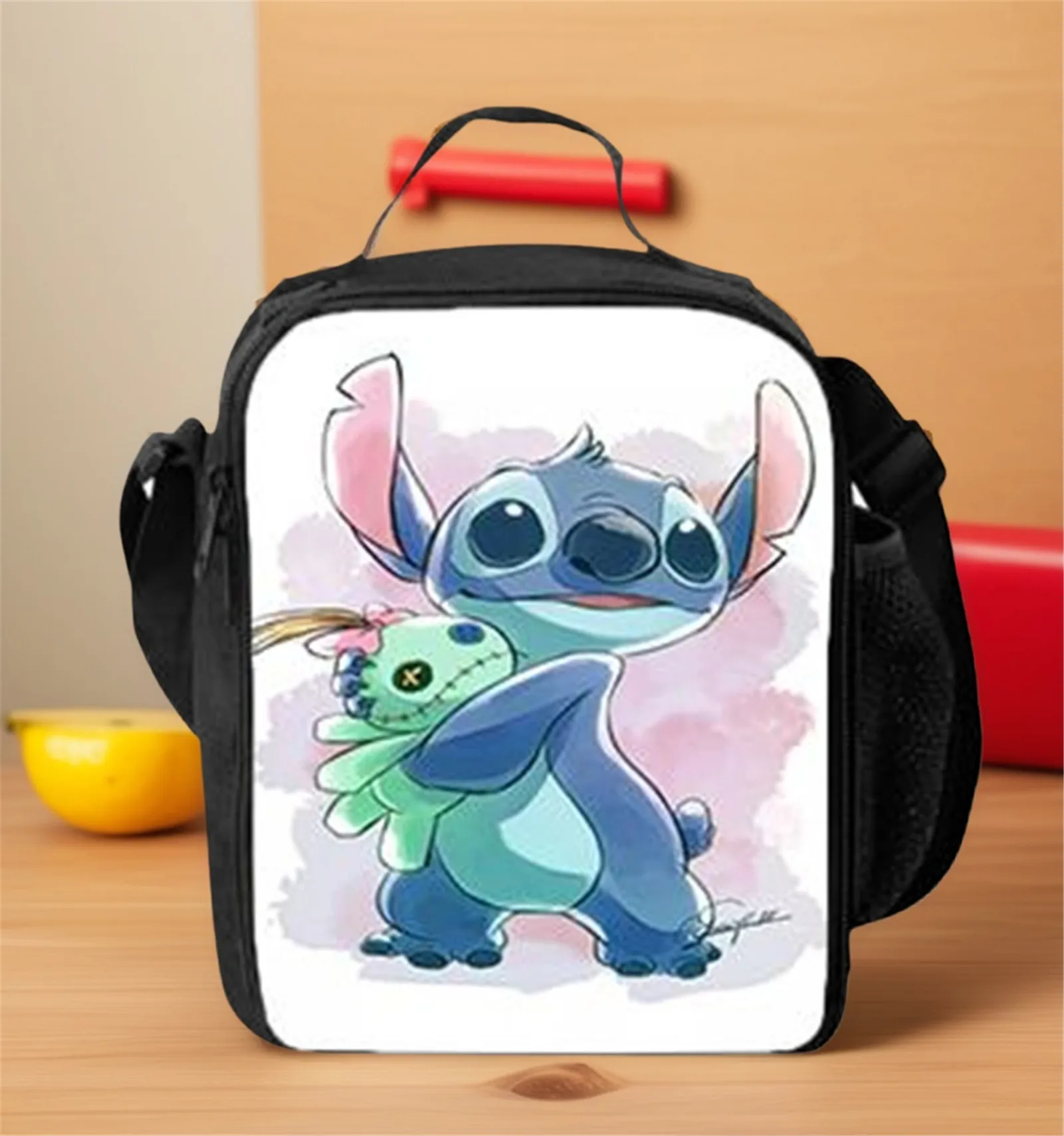 

Student Insulated Lunch Bag Waterproof Cute Lunch Tote-Stitch Cartoon Cooler Bag for Kid,Boy,Girl