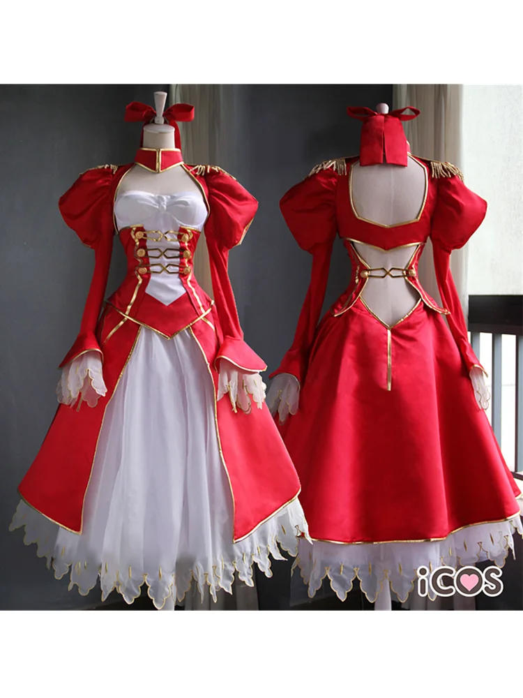 Nero Claudius Cosplay Costume FGO Fate / Grand Order Anime Women Cool Costume Savior Role Play Clothing Halloween Suit Uniform