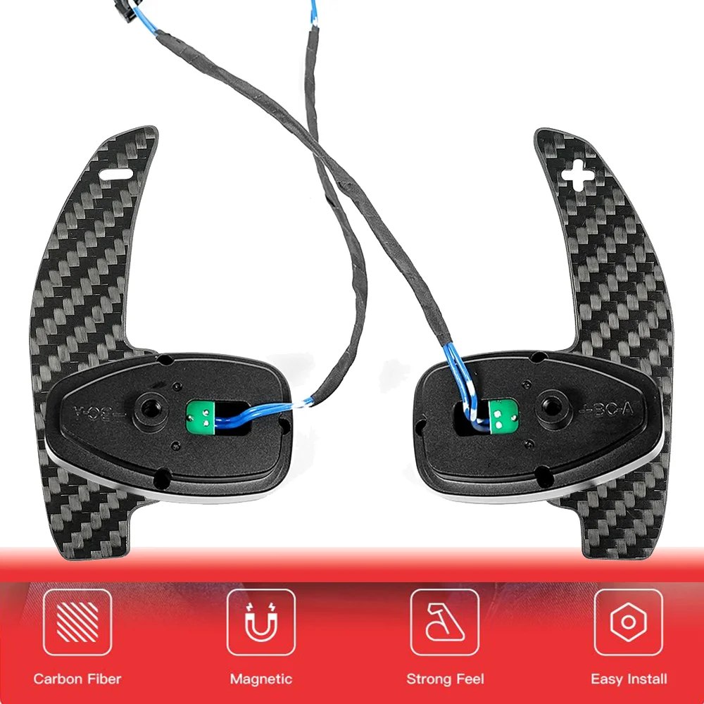 

Carbon Fiber Magnetic Shifter For Mercedes-Benz Steering Wheel Shift Paddle AMG C300 G63 CLA GT S 2010+ GLE S63 C43 G550 G63