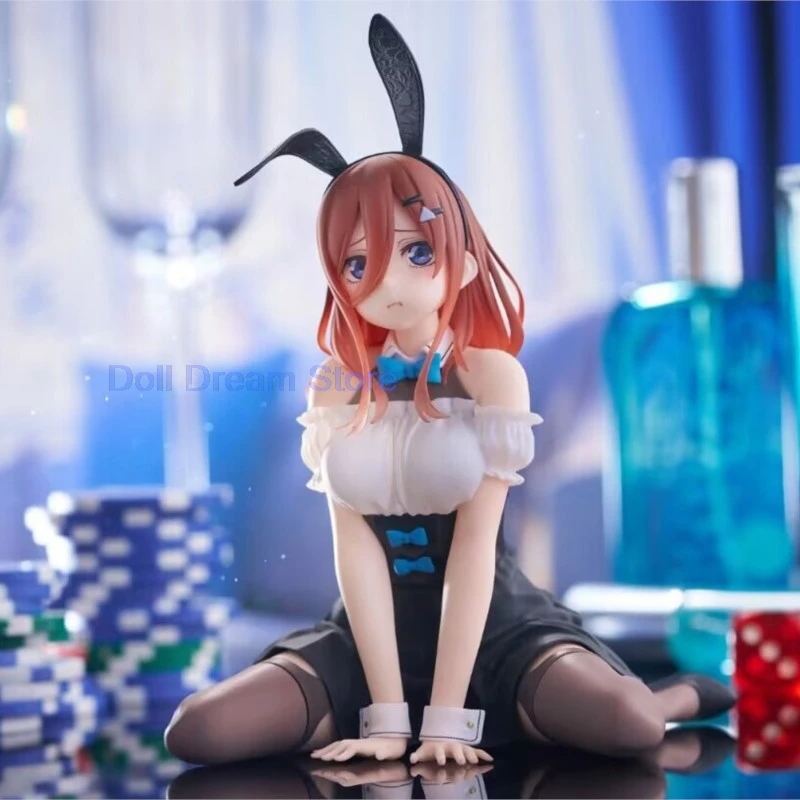 2026 New100% genuine Japanese original anime figure Nakano Ichika/Nakano Miku/Nakano Yotsuba bunny ver sitting action figure view 2