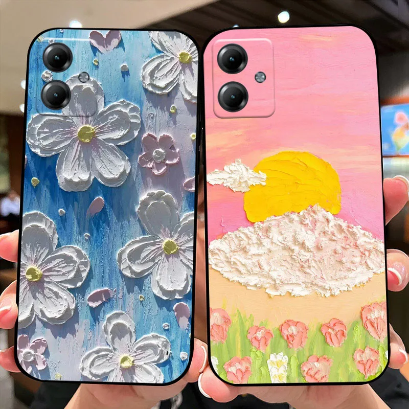 For Moto G14 Case G13 G5 Plus G 2024 5G Soft Silicone TPU Phone Cover For Motorola Moto G Play Gen3 Shockproof Bumper Fundas