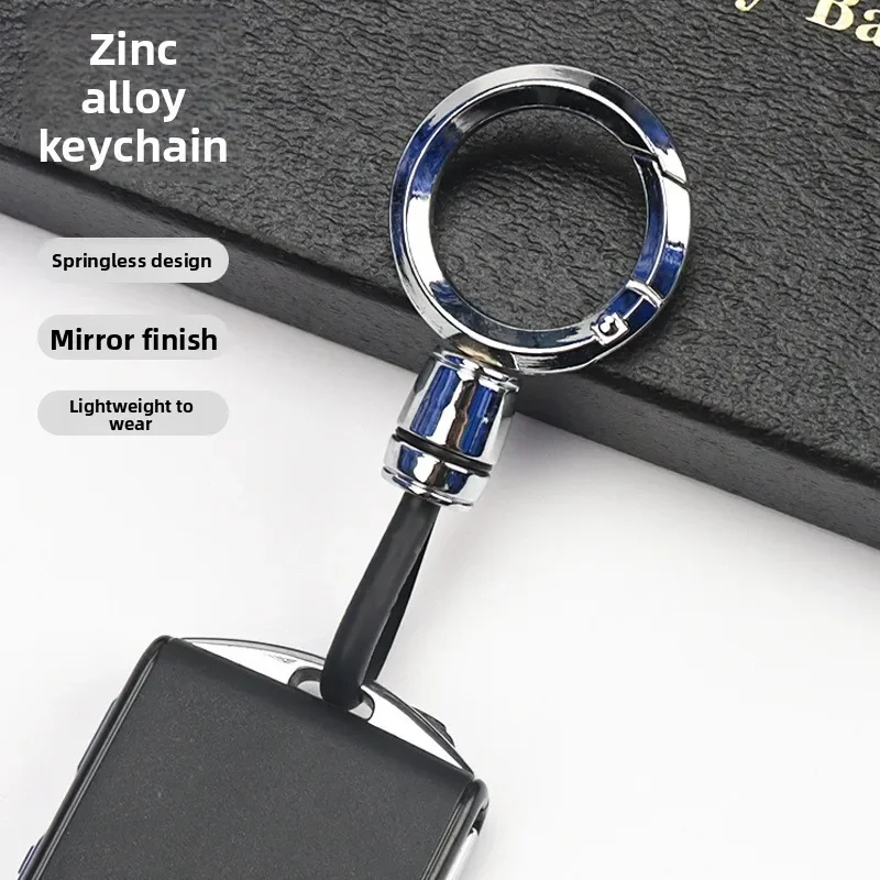Car keychain pendant metal simple keychain waist hanging buckle hanging decoration men's and women's anti lost keychain