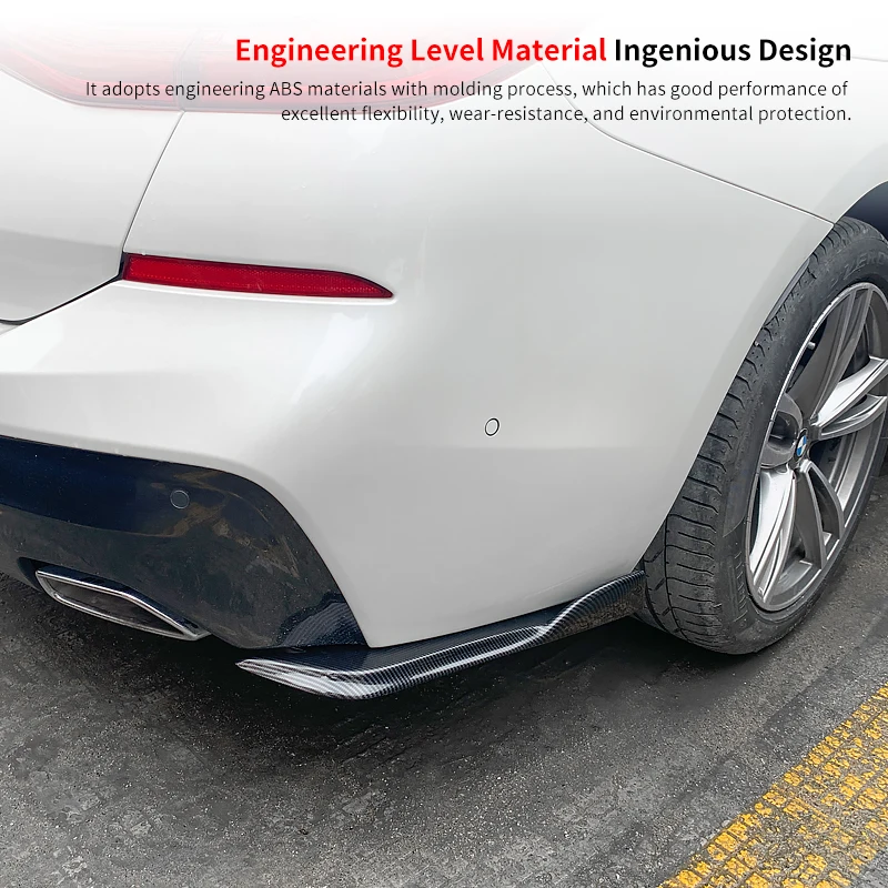 Divisores para amortecedor dianteiro, spoiler labial, extensões de saias laterais, ângulo do envoltório traseiro, kit para carroceria do carro para BMW série 6 GT G32 630 640 2017-2022